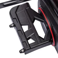 HOMCOM Go Kart Elétrico para Crianças Kart a Bateria 12V Velocidade Ajustável 3-5 km/h e Cinto de Segurança 100x58x58,5 cm Vermelho(m-9)