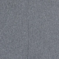 HOMCOM Testieră pentru Pat Matrimonial Trapuntată cu Butoane, și 2 Agățători, Capăt de Pat, 160x7x120 cm, Gri(m-9)