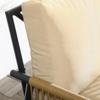 Outsunny Set de Mobilier de Terasa cu 3 Piese, Set de Mobilier(m-8)