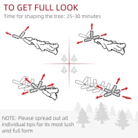 HOMCOM 6FT Artificial Snow Dipped Christmas Tree Xmas Pencil Tree Holiday Home Indoor Decoration with Foldable Black Stand, Green(m-6)