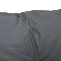 Outsunny Conjunto de 2 Almofadas de Cadeira 50x98x8 cm Almofadas de Cadeira de Exterior para Jardim Terraço Varanda Cinza Escuro(m-8)