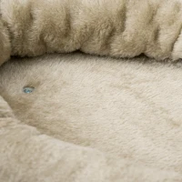 PawHut Árvore Arranhador para Gatos com Cama Caverna 3 Escadas Bolas Suspensas e Postes de Sisal 55x55x94cm Marrom e Creme(m-9)