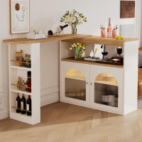 Moderno tavolo da bar allungabile, Bianco