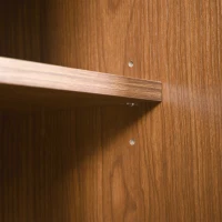 Aparador con 3 cajones y 3 puertas correderas, tejido de ratán, estantes ajustables, patas de madera maciza, 120×40×78 cm, nogal(m-7)