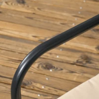 Outsunny Conjunto de Jardim de 4 Peças em Vime Sintético com 2 Poltronas 1 Sofá de 2 Lugares e 1 Mesa de Vidro Temperado Multicolor(m-9)