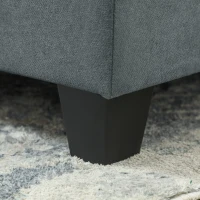 HOMCOM 'L' Shape Modular Sofa, with Storage - Dark Grey(m-9)