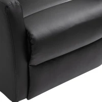 HOMCOM Poltrona Relax Levanta Pessoas Poltrona Elétrica Reclinável a 145° com Controlo Remoto Apoio para Pés 67x95x105 cm Preto(m-9)