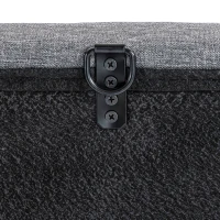 HOMCOM Cabeceira de Cama 160cm Cabeceira de Cama Estofada em Linho e Acolchoada 2 Formas de Uso 160x7x120cm Cinza(m-8)