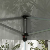 Outsunny Toldo de Substituição 3x3 m para Pérgola de Jardim Cobertura de Substituição para Tenda Dobrável Impermeável Branco(m-8)