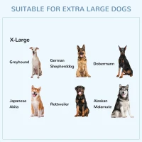 PawHut 43" Heavy Duty Metal Dog Crate Pet Cage with Tray Wheeled Dog Kennel - Black (Large)(m-7)