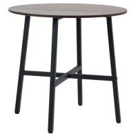 HOMCOM Stół jadalny z rustykalnym blatem(m-14)