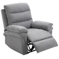 HOMCOM Recliner z funkcją rozkładania Krzesło TV Recliner Linen-Touch(m-16)