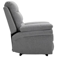 HOMCOM Recliner z funkcją rozkładania Krzesło TV Recliner Linen-Touch(m-20)