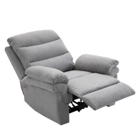 HOMCOM Recliner z funkcją rozkładania Krzesło TV Recliner Linen-Touch(m-17)