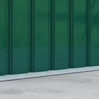 Outsunny casuta pentru unelte gradina, 277x130x173cm, verde(m-12)