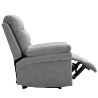 HOMCOM Recliner z funkcją rozkładania Krzesło TV Recliner Linen-Touch(m-18)