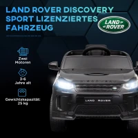 AIYAPLAY Elektryczny samochód dla dzieci, 12V pojazd dla dzieci z pilotem, LED, muzyką i klaksonem, 3-6 lat, Czarny(m-4)