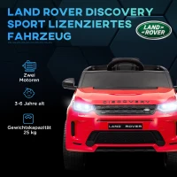 AIYAPLAY Samochód elektryczny dla dzieci, 12V pojazd dziecięcy z pilotem, LED, muzyką i klaksonem, 3-6 lat, Czerwony(m-4)