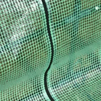 Outsunny Seră pentru Grădină Impermeabilă și Rezistentă la UV cu 3 Ferestre Rulante, 400x100x80 cm, Verde(m-8)