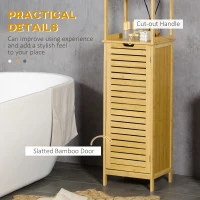 Kleankin mobilier baie tip turn, lemn, 34x30x173 cm(m-7)