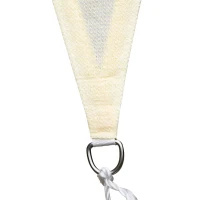 Outsunny Cort Parasolar Triunghiular, Alb Crem, 3x3x3m(m-10)