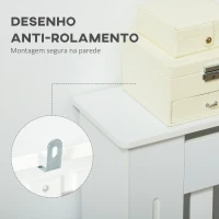 HOMCOM Cobertura Radiador Moderna de MDF com Prateleira Superior para Sala de Estar Dormitório Escritório 172x19x81 cm Branco(m-6)