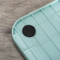 PawHut Lot de 2 bacs à litière pour chat avec porte battante, pelle et filtre inclus dim. 43L x 44l x 47H cm(m-9)