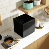 HOMCOM 46 Litre Lockable Countertop Fridge - Black(m-8)