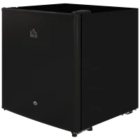 HOMCOM 46 Litre Lockable Countertop Fridge - Black(m-11)