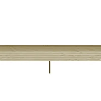 Outsunny Vervangend Dak voor 4 x 3 m Pergola, Intrekbaar, met Regenafvoergaten, Weerbestendig, Polyester, Beige(m-7)