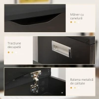 HOMCOM Banca Pantofi – Compartimente Deschise & Spatiu Depozitare(m-6)