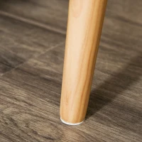 HOMCOM Mesa de Cabeceira com 2 Gavetas Espaço de Armazenamento para Dormitório 40x30x55,5 cm Branco e Madeira(m-9)