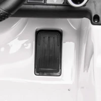 AIYAPLAY Macchina Elettrica per Bambini Licenza Mercedes SLC 300 con Telecomando, in PP e Metallo, 107x62.5x44 cm, Bianco(m-11)