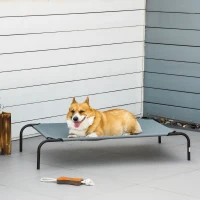 PawHut Hundebett Outdoor Hundeliege bis 30 kg mit Ersatzbezug 110 x 68 x 20 cm(m-9)