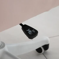 Vinsetto Scaun de Birou cu 2 Puncte de Vibrații, Pernă, Alimentare USB, Brațe și Înălțime Reglabilă, 57x70x78-86 cm, Roz(m-9)