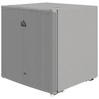 HOMCOM 46 Litre Lockable Countertop Fridge - Grey(m-11)