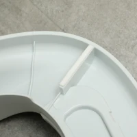 AIYAPLAY Oliță pentru Copii 3 în 1 cu Tavă Detașabilă, Convertibilă în Taburet și Scaun, 35,6x31,8x29,5 cm, Gri(m-9)