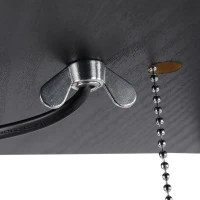 Lampa stojąca z półkami oświetlenie wewnętrzne e27 do 40w drewno czarna 26 x 26 x 160 cm HOMCOM®(m-9)