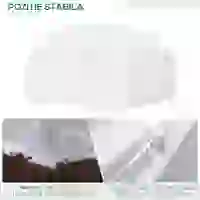 Outsunny Sera pentru grădină cu acoperiș din PE cu țevi din fier, alb, 3,5x3x2m(m-5)