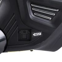 HOMCOM Kindermotorrad Kinder-Elektromotorrad Elektro-Motorrad für Kinder 3-6 Jahren Licht Musik MP3 Elektrofahrzeug mit Stützrädern maximal 3 km/h Metall + Kunststoff Rot 105 x 52,3 x 62,3 cm(m-21)