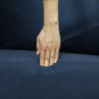 HOMCOM Canapea Modernă cu 2 Locuri, Brațe, 2 Perne Detașabile și Spațiu pentru Depozitare, 136x75x84 cm, Albastru(m-9)