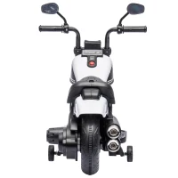 HOMCOM Elektro-Kindermotorrad, LED-Scheinwerfer, abnehmbare Stützräder, bequemer Sitz, Rot/Schwarz(m-15)
