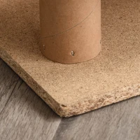 PawHut Hundetreppe 4-stufig, 35 cm Katzentreppe für Bett und Sofa, Haustiertreppe für Hunde und Katzen bis 5 kg, Plüschoptik, Beige(m-9)