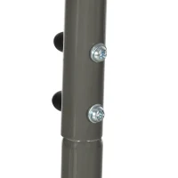 Outsunny Doppelschaukel-Set für Kinder aus Stahl und Kunststoff für Schaukelgestelle - 3 bis 6 Jahre 97,5 x 23 x 170 cm grün(m-5)