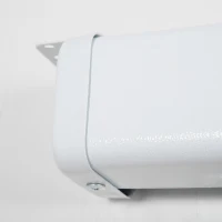 HOMCOM Telo Proiettore 100 Pollici con Telecomando, in PVC e Metallo, 247x7.5x168 cm, Bianco(m-12)