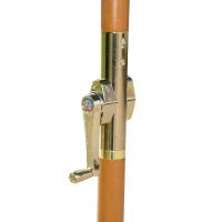 Outsunny Parasol en Bois pour Jardin avec Manivelle 2,5m Vert foncé(m-4)