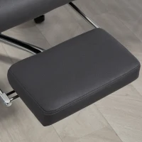 Vinsetto Fauteuil de bureau avec fonction de massage et chauffage, repose-pieds, jusqu'à 120 kg, Gris foncé(m-5)