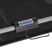 HOMCOM Faltbarer Basketballkorb Basketballspiel 8 Modi Arcade Double Shootout Doppelkorb elektronischer Zähler 4 Bälle und Pumpe Schwarz und Weiß aus Stahl(m-5)