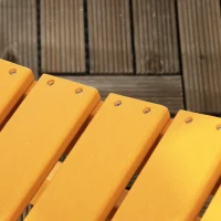 Outsunny Adirondack Schaukelstuhl aus HDPE 73,5 x 93 x 91,5 cm orange(m-4)