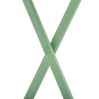 Ensemble de mobilier de jardin Outsunny pour 2 personnes Set de bistro avec 2 chaises pour la cour jardin pliable Vert(m-4)